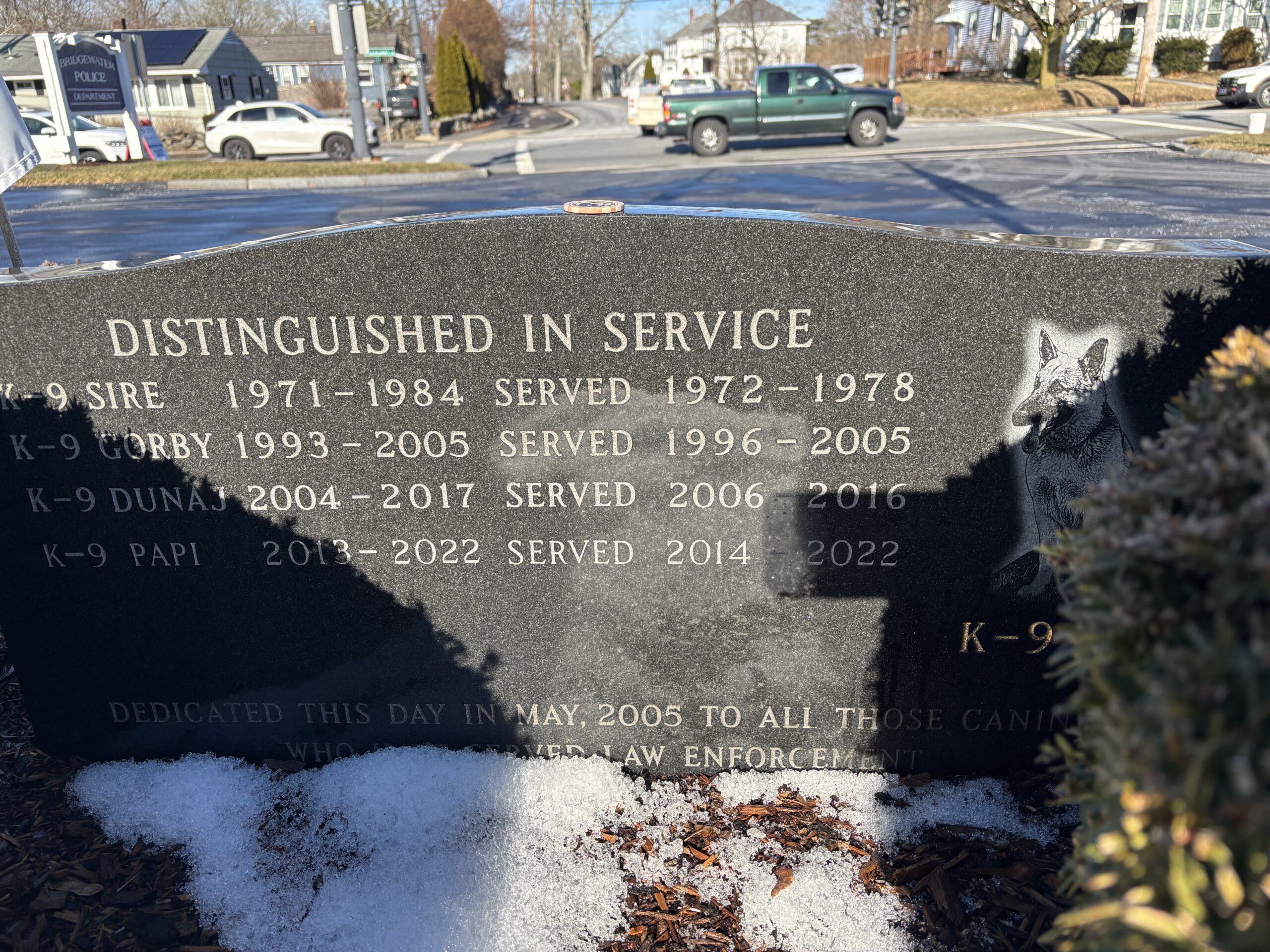 Bridgewater Police K9 Memorial